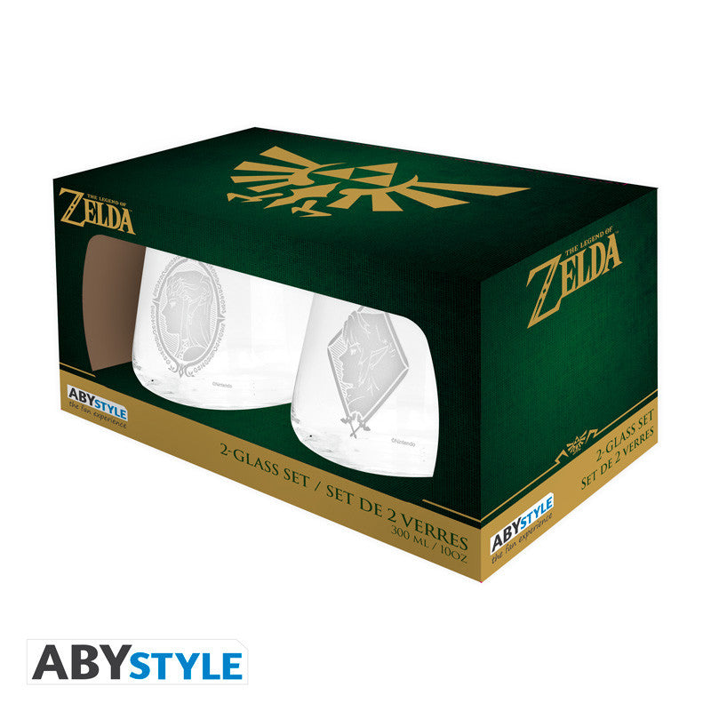 The Legend of Zelda Glass Set "Zelda & Link (2)