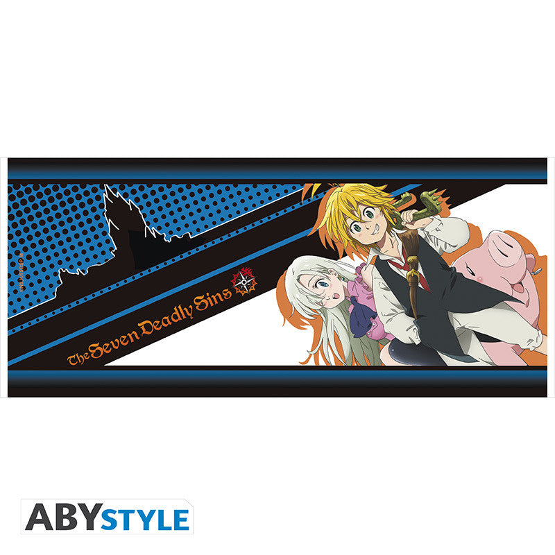 The Seven Deadly Sins Tasse "Meliodas, Elizabeth, Hawk"