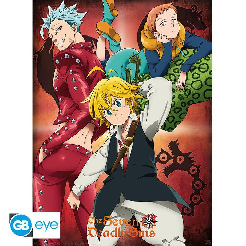 The Promised Neverland Chibi Poster "Mom & Orphans" 52 x 38 cm