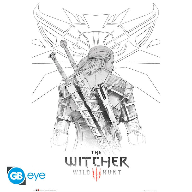 The Witcher Maxi Poster "Geralt Sketch"