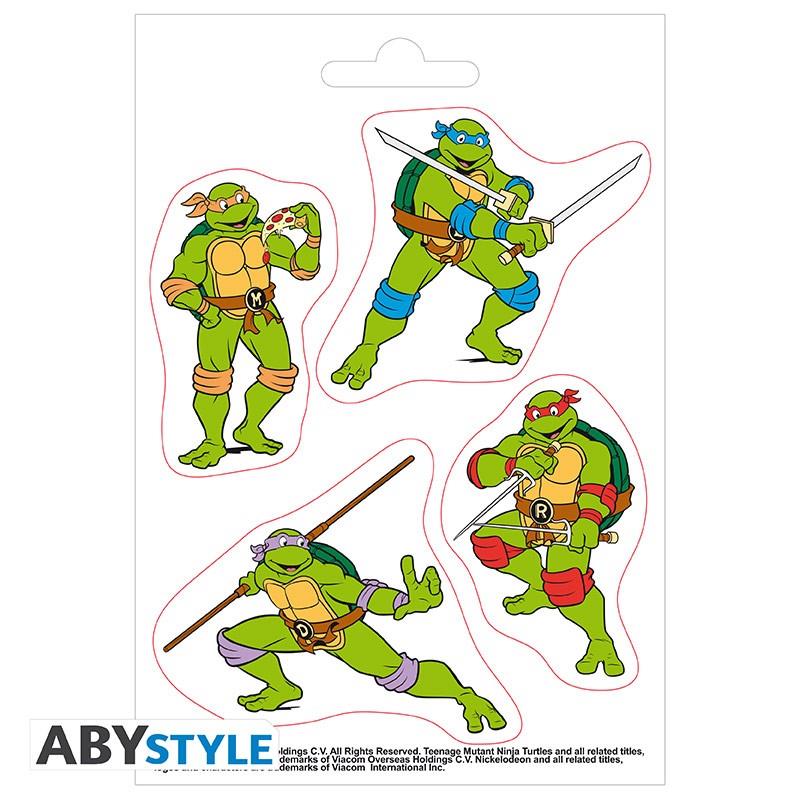 Teenage Mutant Ninja Turtles Sticker "Turtles & Splinter" 16 x 11 cm (2 Bögen)