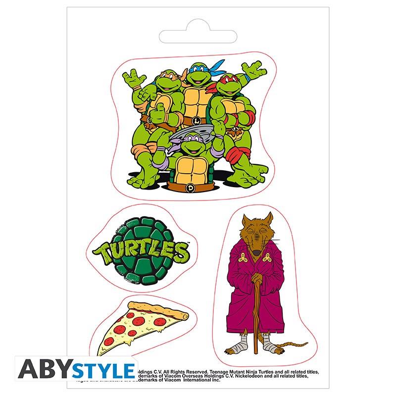 Teenage Mutant Ninja Turtles Sticker "Turtles & Splinter" 16 x 11 cm (2 Bögen)