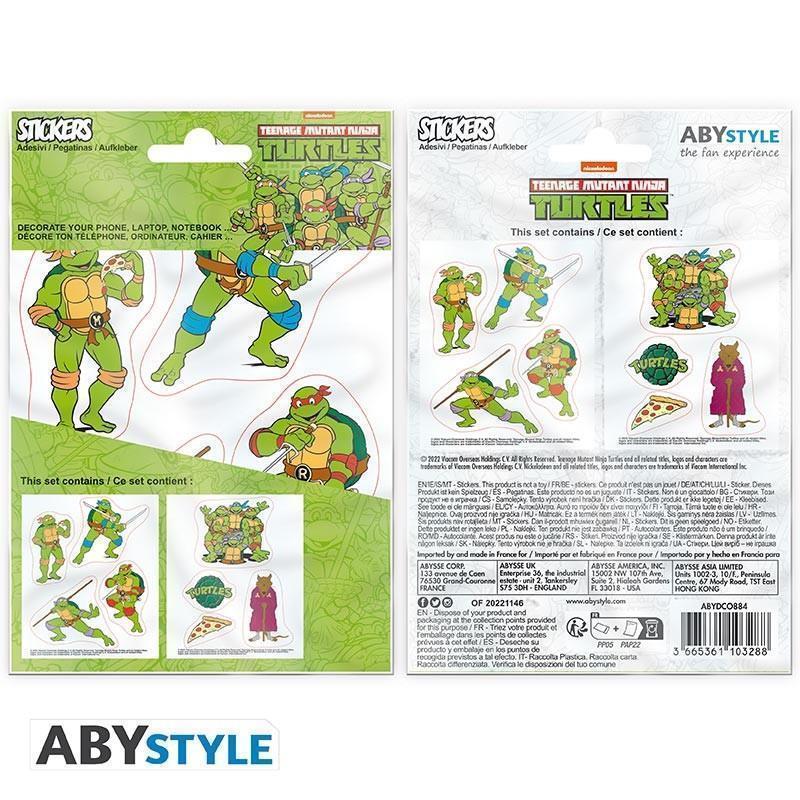 Teenage Mutant Ninja Turtles Sticker "Turtles & Splinter" 16 x 11 cm (2 Bögen)