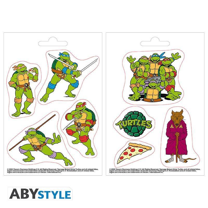 Teenage Mutant Ninja Turtles Sticker "Turtles & Splinter" 16 x 11 cm (2 Bögen)