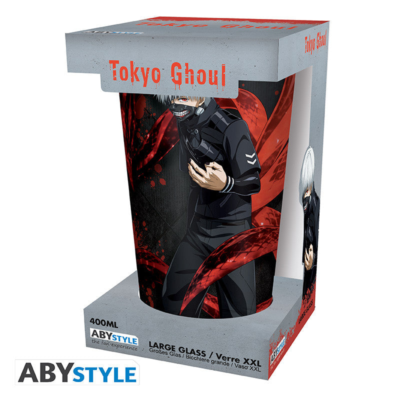 Toky Ghoul Glas "Kaneki & Mask" (groß)