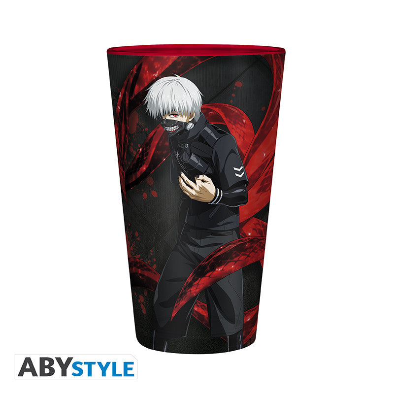 Toky Ghoul Glass"Kaneki & Mask" (large)