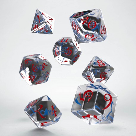 Classic RPG Transparent Blau/Rot (7)