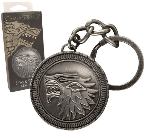 Game of Thrones Metal Keychain Stark Shield