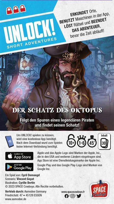 Unlock! Short Adventures: Der Schatz des Oktopus (DE)