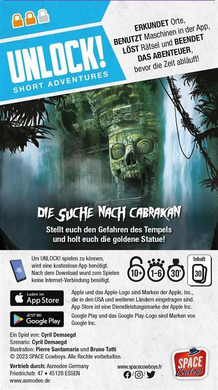 Unlock! Short Adventures: Die Suche nach Cabrakan (DE)