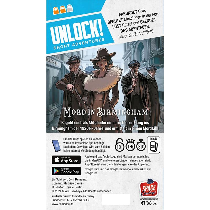 Unlock! Short Adventures: Mord in Birmingham (DE)