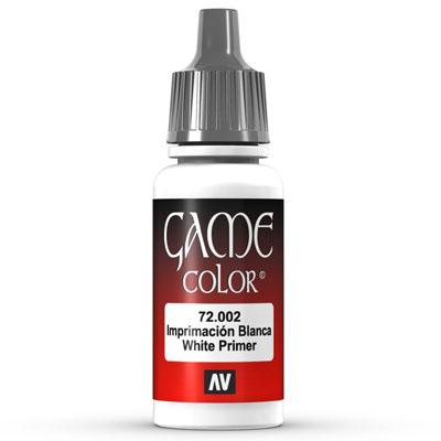 Vallejo Game Color: 002 White Primer, 17 ml