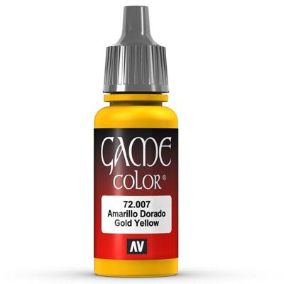 Vallejo Game Color: 007 Gold Yellow, 17 ml