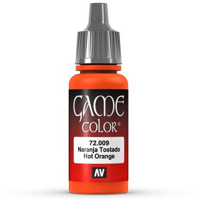 Vallejo Game Color: 009 Hot Orange, 17 ml