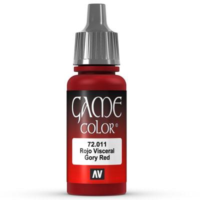 Vallejo Game Color: 011 Gory Red, 17 ml