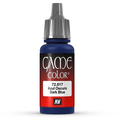 Vallejo Game Color: 017 Dark Blue, 17 ml