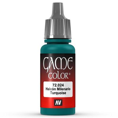 Vallejo Game Color: 024 Turquoise, 17 ml