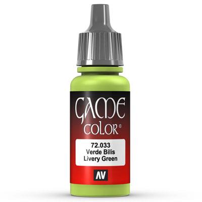 Vallejo Game Color: 033 Livery Green, 17 ml