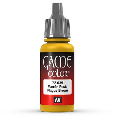 Vallejo Game Color: 039 Plague Brown, 17 ml