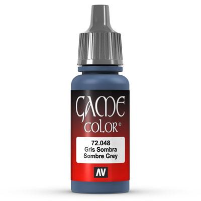 Vallejo Game Color: 048 Sombre Grey, 17 ml