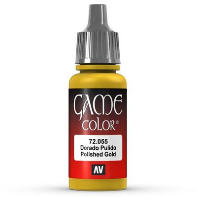 Vallejo Game Color: 055 Polished Gold, 17 ml