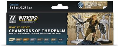 Vallejo Wizkids Premium: Champions of the Realm (8ml) (8)
