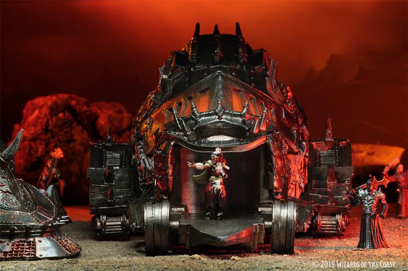 D&D Icons of the Realms Descent into Avernus Infernal War Machine Premium Figure - Case Incentive, Englisch