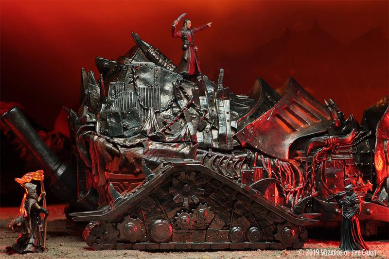 D&D Icons of the Realms Descent into Avernus Infernal War Machine Premium Figure - Case Incentive, Englisch
