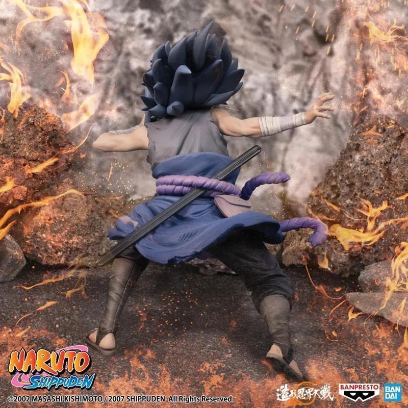 Naruto Shippuden PVC Statue Banpresto Figure Colosseum Uchiha Sasuke 11 cm