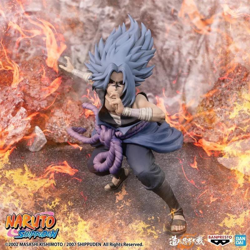 Naruto Shippuden PVC Statue Banpresto Figure Colosseum Uchiha Sasuke 11 cm