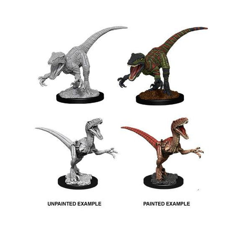 WizKids Deep Cuts Unpainted Miniatures - Raptors