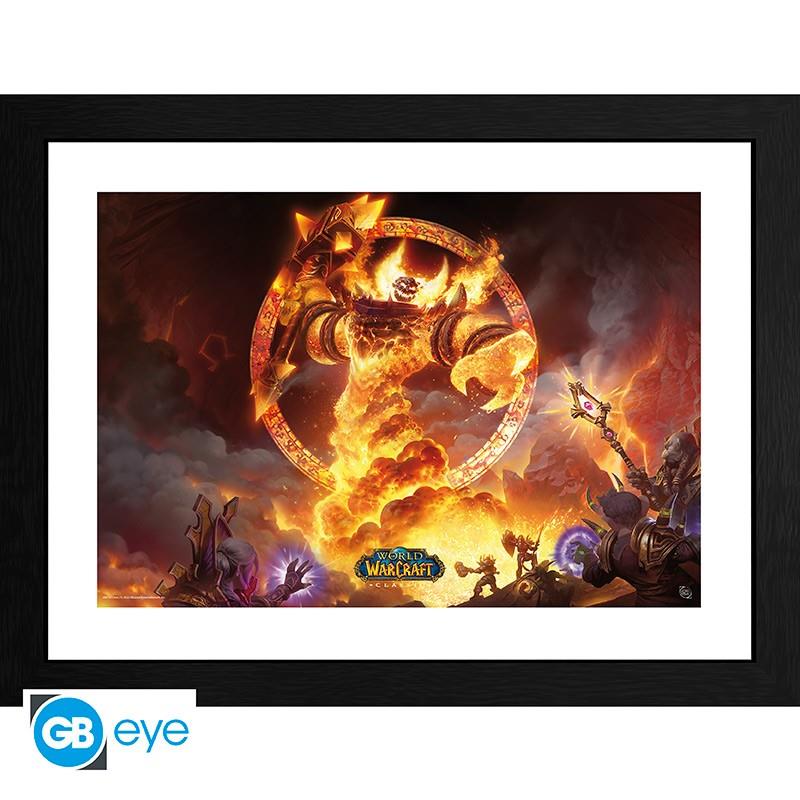 World of Warcraft Poster im Rahmen Ragnaros