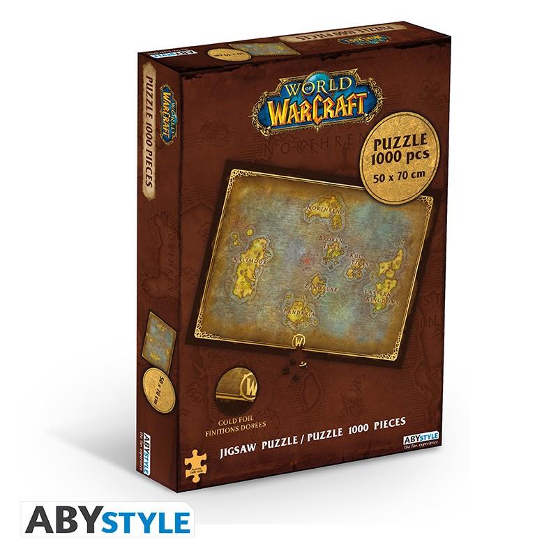 World of Warcraft Jigsaw Puzzle Azeroth World Map (1.000 Pieces)