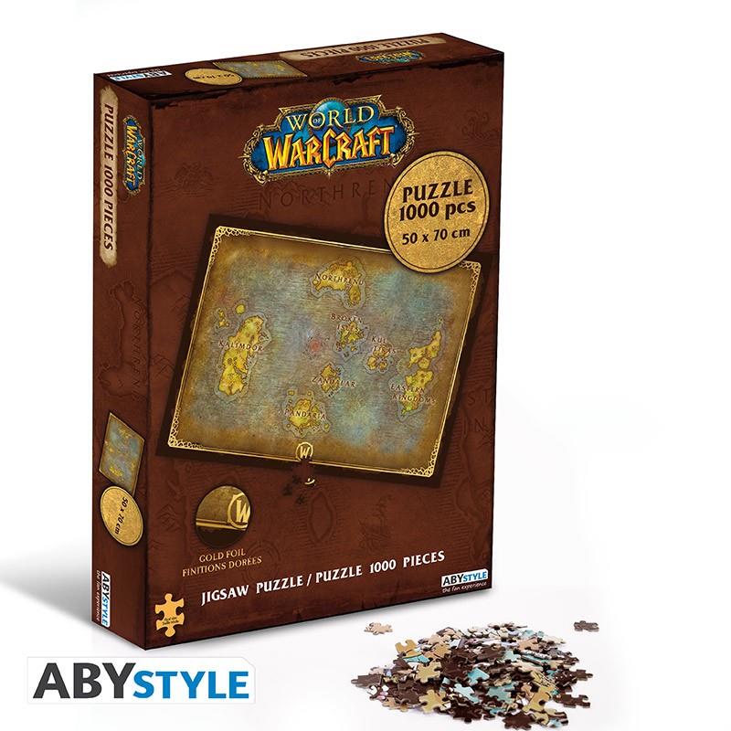 World of Warcraft Jigsaw Puzzle Azeroth World Map (1.000 Pieces)