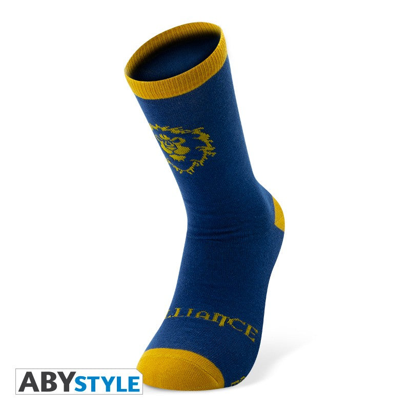 World of Warcraft Socks Alliance Blue&Yellow