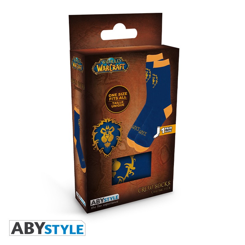 World of Warcraft Socks Alliance Blue&Yellow