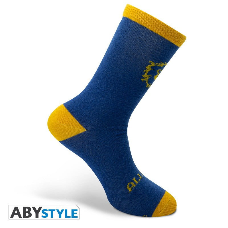 World of Warcraft Socks Alliance Blue&Yellow
