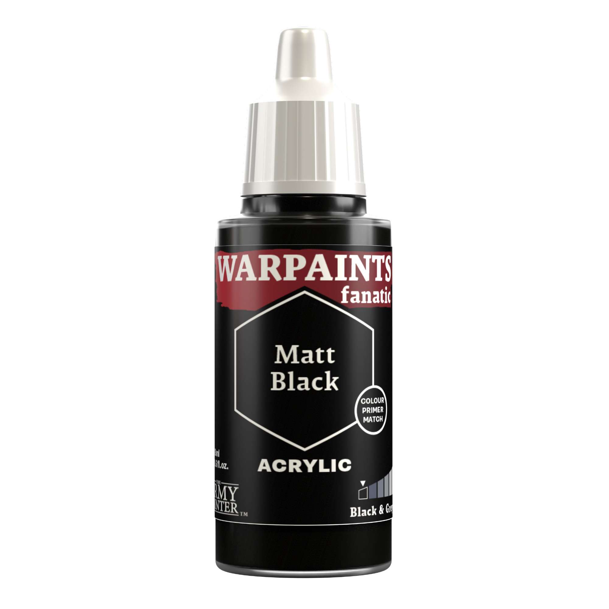 The Army Painter: Warpaints Fanatic: Matt Black (18 ml)