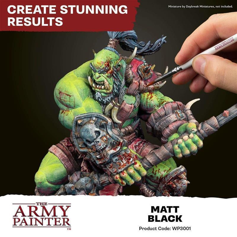 The Army Painter: Warpaints Fanatic: Matt Black (18 ml)