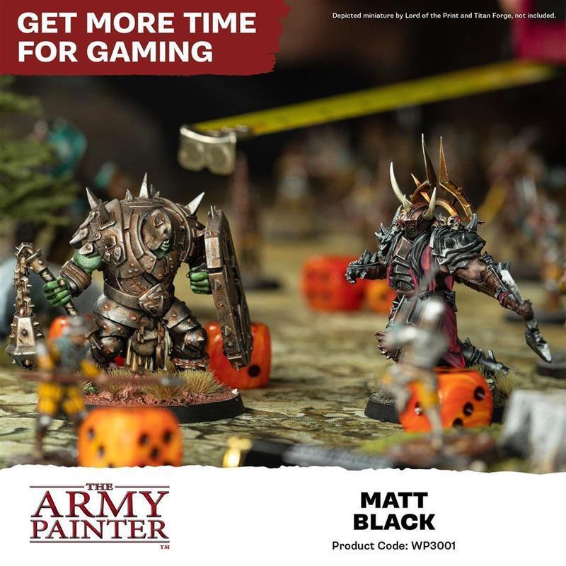 The Army Painter: Warpaints Fanatic: Matt Black (18 ml)