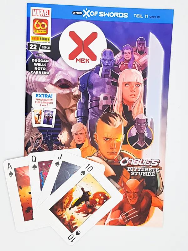 X-Men 22: Cables bitterste Stunde (mit Pokerkarten-Deck 4 von 5)