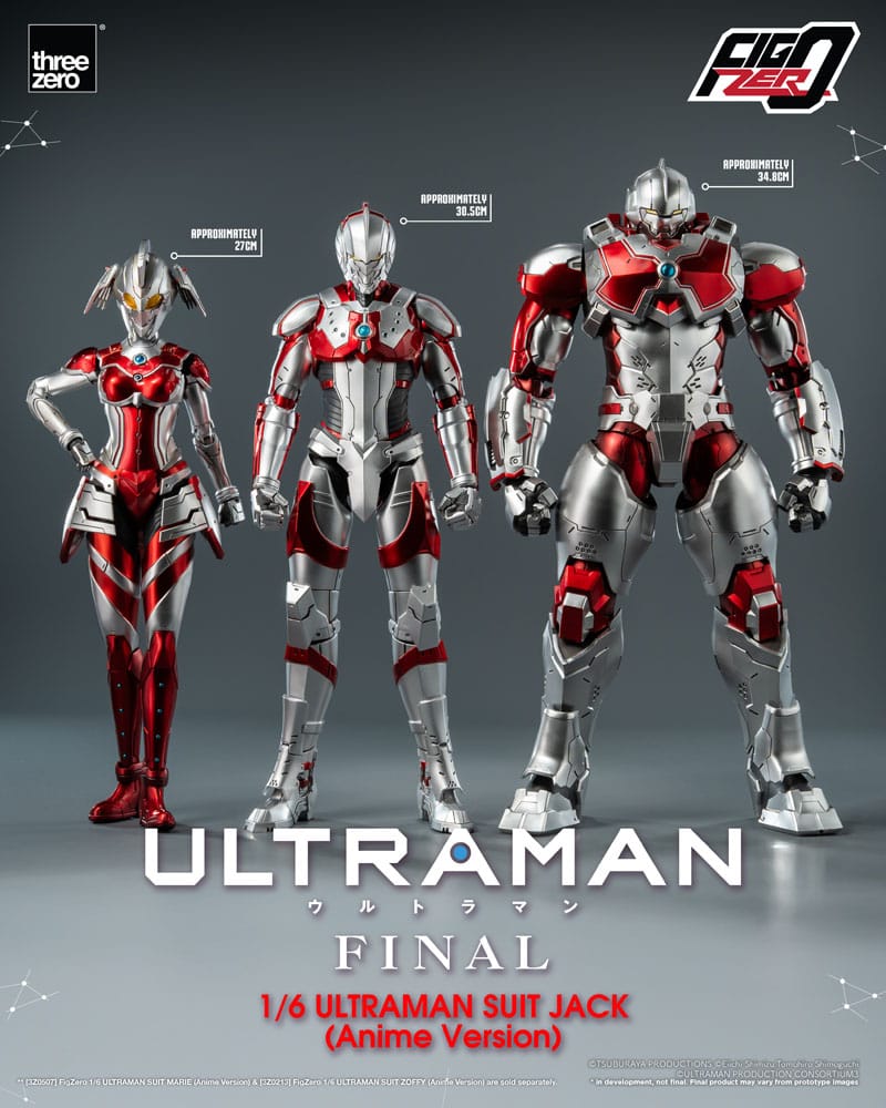 Ultraman Final FigZero Action Figure 1/6 Ultraman Suit Jack Anime Version 35 cm  