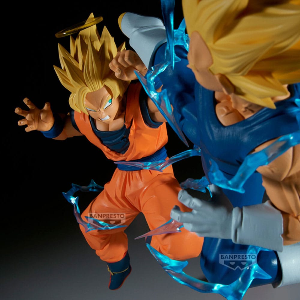 Dragon Ball Z Match Makers Statue – Super Saiyan 2 Son Goku vs. Majin Vegeta (15 cm)