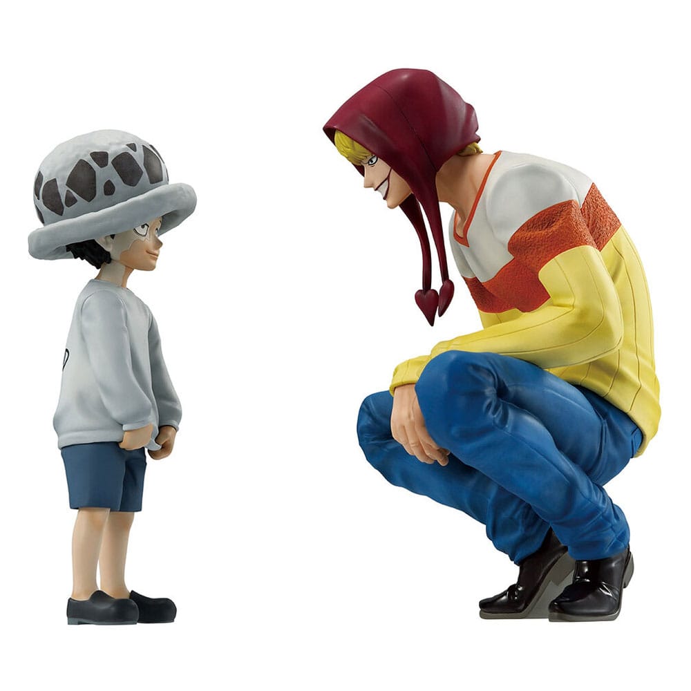 One Piece: The Unbreakable Law—Trafalgar Law & Corazon Ichibansho Figures, 11 cm