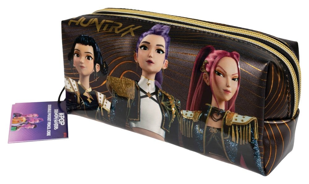 KPop Demon Hunetrs Pencil Case Golden