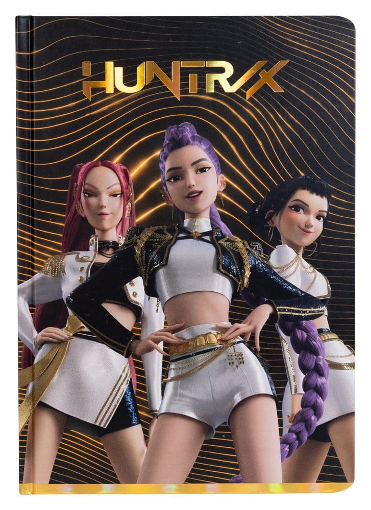 KPop Demon Hunters Notizbuch Geschenk-Set Golden