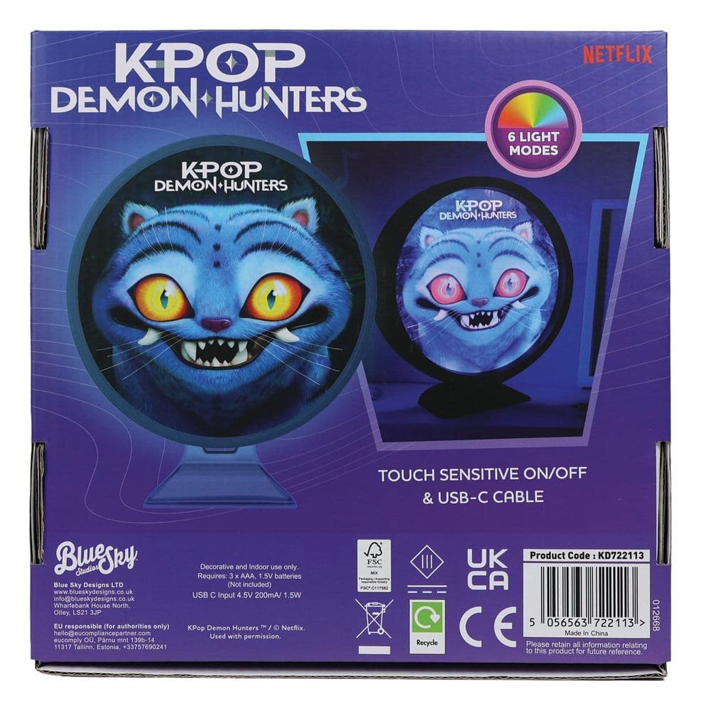 KPop Demon Hunters Mood Lamp with USB-C Derpy 11cm
