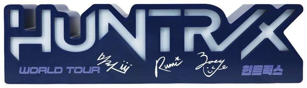 KPop Demon Hunters Lamp Huntr/x Logo