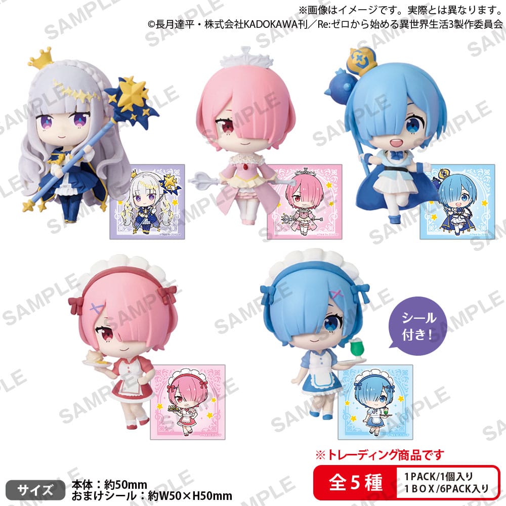 Re:Zero Starting Life in Another World PVC Figuren Rich Birthday Life 2025 Box Ver. 5 cm (Blind Box)