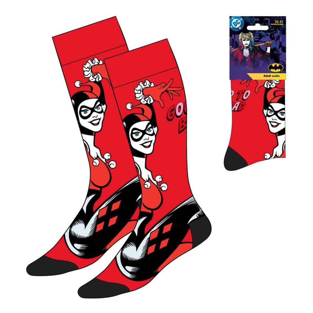DC Comics Socks Harley Quinn Good to Bad 36-43  